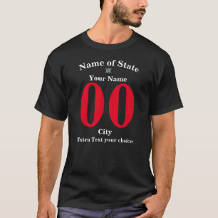 2024 Atletisch Sportfeest T-shirt Sjabloon Cadeau