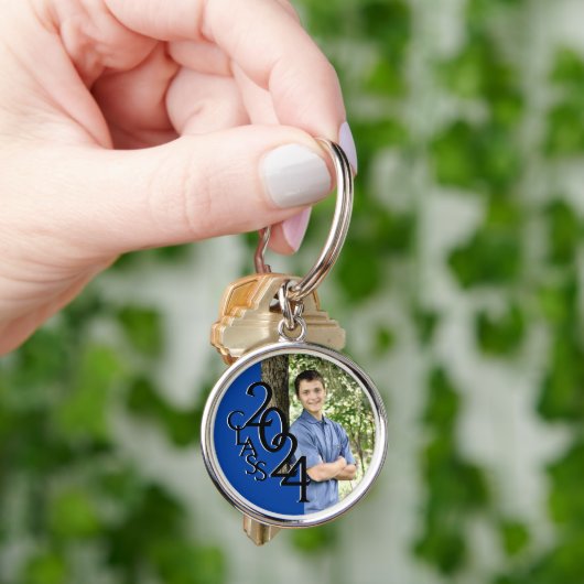 2024 Blauw Afstuderen Keepsake Sleutelhanger (Hand)