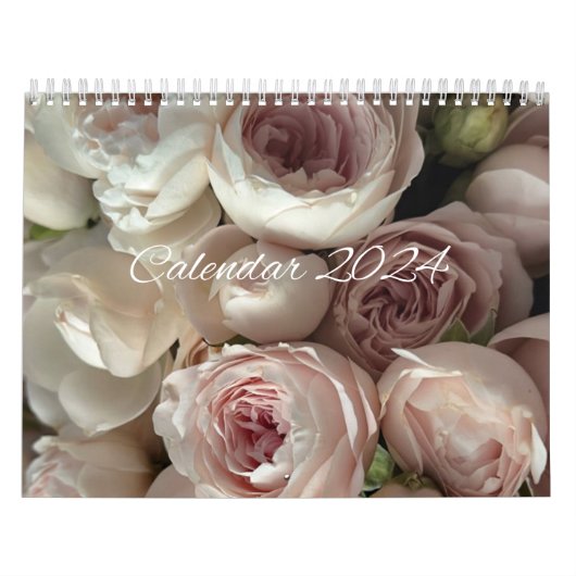 2024 Bloemen Kalender - Kalender 2024 (Hoes)