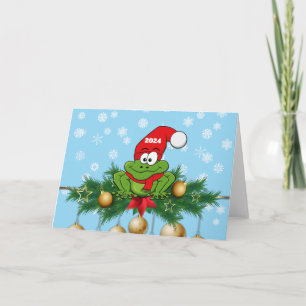 2024 Boomkikker Kerstkaart Kaart