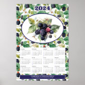 2024 Bramen Aangepaste Kalender  Poster (Voorkant)