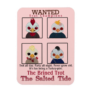 2024 Brined Trot Champion Magnet Magneet