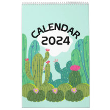 2024 Cacti Paradijs Kalender