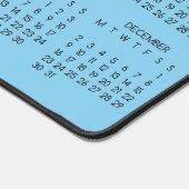 2024 Calendrier Baby Blue Color Arrière - plan (Coin)