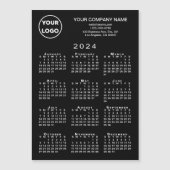 2024 Calendrier Business Logo Texte Black Magnet C (Devant)
