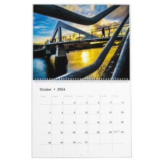 2024 Calendrier des images de `Glasgow par Paul Bo