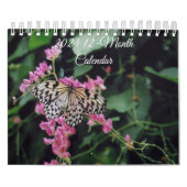 2024 Calendrier des oiseaux, papillons et fleurs s (Protection)