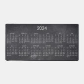 2024 Calendrier Enseignant Blank Chalkboard Design (Recto)