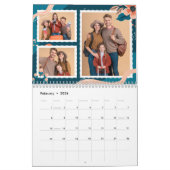 2024 Calendrier Floral Custom Family Photo (Feb 2026)