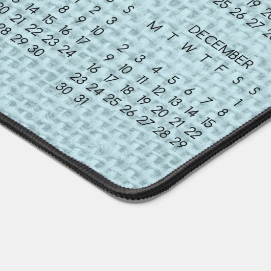 2024 Calendrier Rustique Burlap Image N'importe qu (Coin)