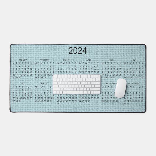 2024 Calendrier Rustique Burlap Image N'importe qu (Clavier et souris)