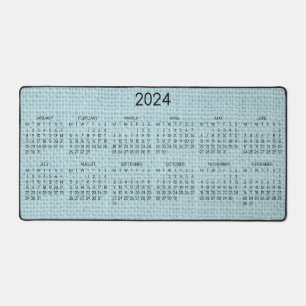 2024 Calendrier Rustique Burlap Image N'importe qu