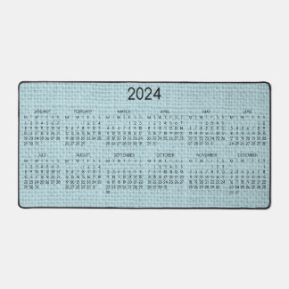 2024 Calendrier Rustique Burlap Image N'importe qu