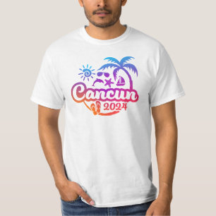 2024 Cancun Vakantie of Trip Design T-shirt
