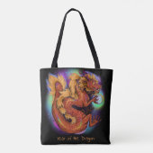 2024 Chinees Zodiac Jaar van de Draak Tote Bag (Achterkant)
