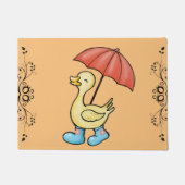 2024 Eend in regenlaarzen Deurmat (Voorkant)