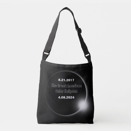 2024 en 2017 dubbelzijdige zonnepanelen crossbody tas (Voorkant)