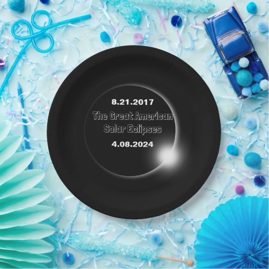 2024 en 2017 dubbelzijdige zonnepanelen papieren bordje (Feest)