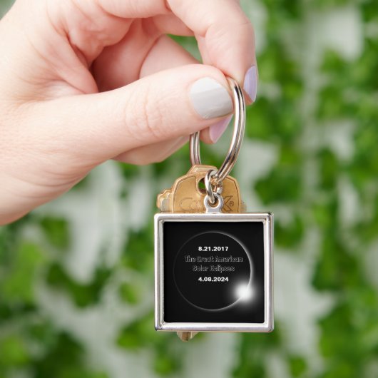 2024 en 2017 dubbelzijdige zonnepanelen sleutelhanger (Hand)