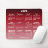 2024 Faded Cherry Neon Agenda van de Janz-Muismat Muismat (Met muis)