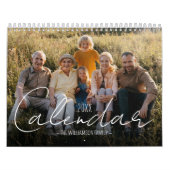 2024 familie aangepaste foto kalender (Hoes)