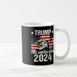 2024 Flag Take America Back Mannen Vrouwen Trump 2 Koffiemok