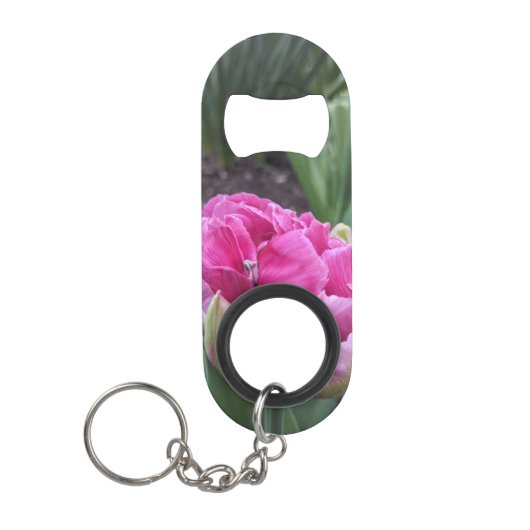 2024 Flowers Bottle Opener Sleutelhanger van RoseW Mini Flessenopener (Voorkant)