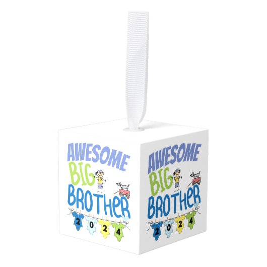 2024 Geweldige Big Brother Kubus Ornament (Voorkant hoekig)