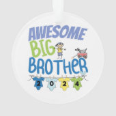 2024 Geweldige Big Brother Ornament (achterkant)