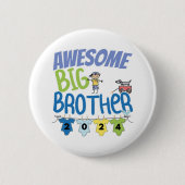 2024 Geweldige Big Brother Ronde Button 5,7 Cm (Voorkant)