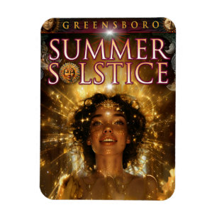 2024 Greensboro Zomer Solstice Souvenir Magneet