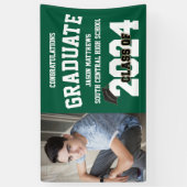 2024 Groene Afstuderen banner met Pet (Verticaal)