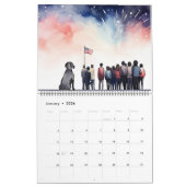 2024 Grote Deen Water Kleur () Kalender (Jan 2026)