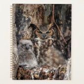 2024 Grote Gehoornde Uil Planner (Voorkant)