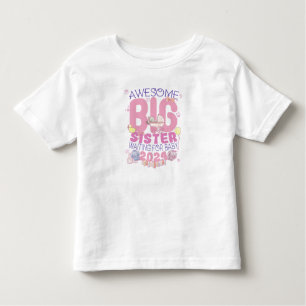 2024 Grote Zus Wachten op Nieuwe Baby Kinder Shirts