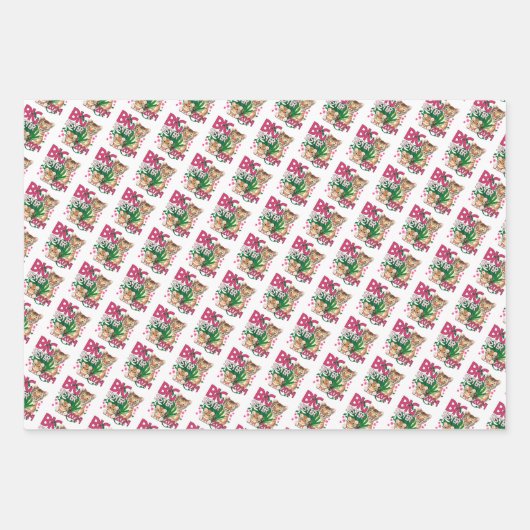 2024 Grote Zuster - Tropisch Oerwoud Tijger Inpakpapier Vel (Voorkant 3)