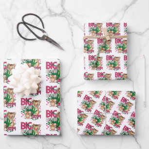 2024 Grote Zuster - Tropisch Oerwoud Tijger Inpakpapier Vel