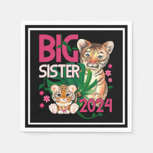 2024 Grote Zuster - Tropisch Oerwoud Tijger Servet