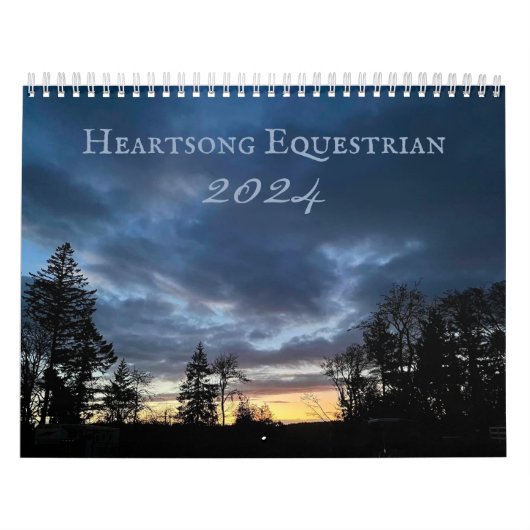2024 Heartsong Ruiterkalender Kalender (Hoes)