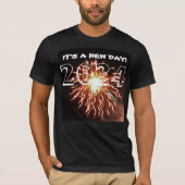 2024 HET IS EEN NIEUWE DAG! t-shirt (Voorkant)