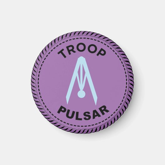 2024 IGGPPCamp Troop Pride Compass Magnet Magneet (Voorkant)