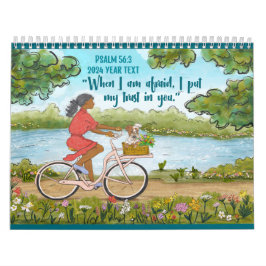 2024 Jaar Tekst PS 56:3 Kalender