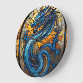 2024 Jaar van Blue Dragon Grote Klok (Hoek)