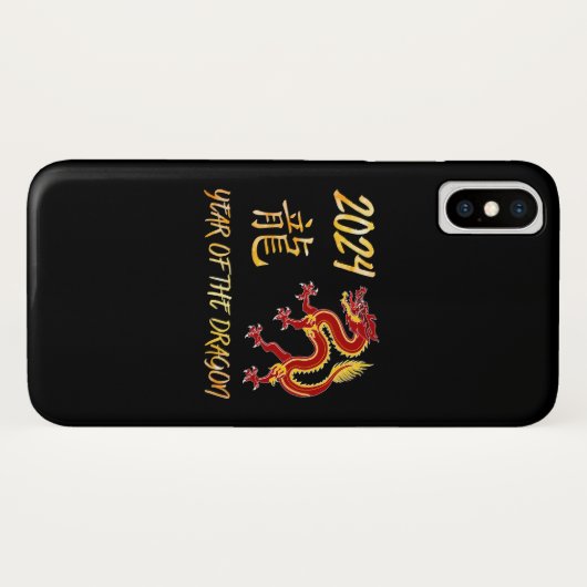 2024 Jaar van de Draak Case-Mate iPhone Case (Achterkant (horizontaal))