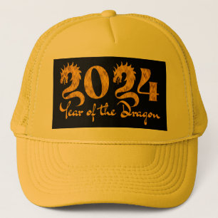 2024 JAAR VAN DE DRAAK GOUD TRUCKER PET