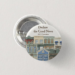 2024 JW Conventie verklaren het goede nieuws Ronde Button 3,2 Cm