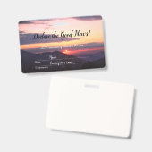 2024 JW convention  Badge (Voor- en achterkant)