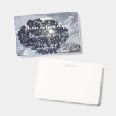 2024 JW convention clouds Badge (Voor- en achterkant)