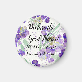 2024 JW Convention Hydrangea petals customizable Magneet