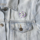 2024 JW Convention Hydrangea petals customize Ronde Button 3,2 Cm (In situ)